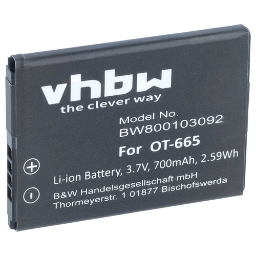 Batterie pour alcatel - batterie,