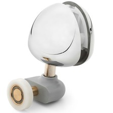 1 X Novellini Simple Douche Cintre/Rouleau/Chemin 21.8mm Roue Diamètre NOV2