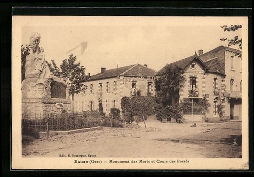 Cpa eauze monument - cpa,