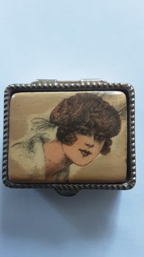 Pilulier céramique femme - pilulier,