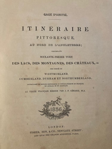 Livre itinéraire pittoresque - livre,