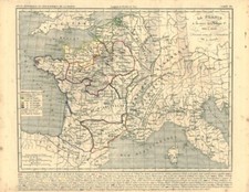 Gravure ancienne carte