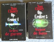 2 romans Espionnage guerre- Tom Clancy - Op-Center - 4 & 5 - Albin Michel - BE