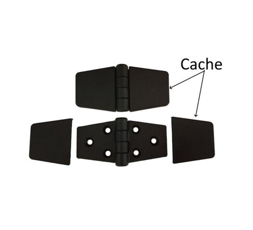 Charnière plastique 79x41mm - charnière,