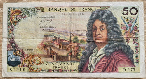 France francs racine 1971 - 50,