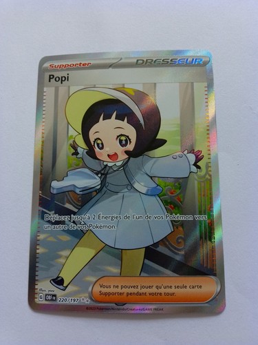 Carte pokémon popi 220 - carte,