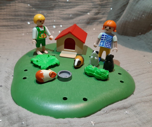 Playmobil enfants cochon - enfants,
