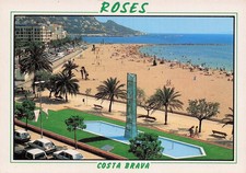 ESPAGNE ROSES MONUMENT AU PECHEUR