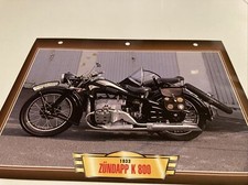 Zündapp K800 1933 fiche carte moto passion collection Atlas K 800