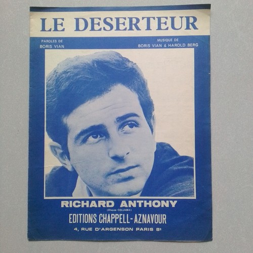 Richard anthony déserteur - richard,