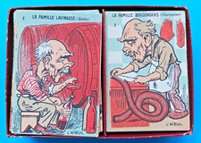c. 1920 - ANCIEN JEU DE CARTES A JOUER SEPT FAMILLES - 7 FAMILLES JOUET