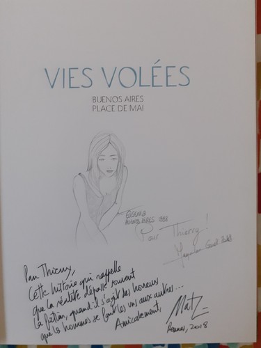 Dédicacée vies - -,