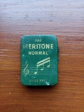 Ancienne Boîte Aiguilles Phonographe Gramophone Meritone "normal"
