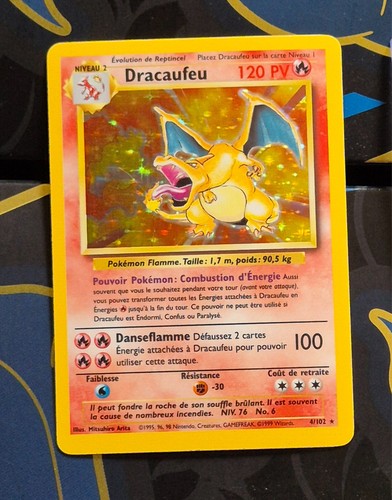 Carte pokemon dracaufeu - dracaufeu, 4/102
