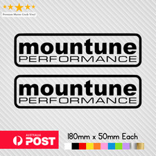 2 x MOUNTUNE Vinyl Sticker