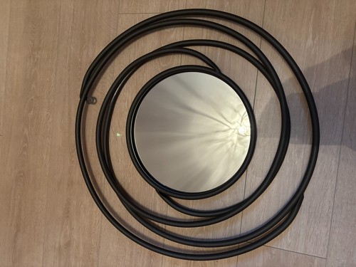 Miroir moderne rond fer - rond,