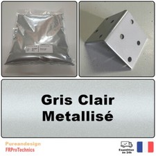 Peinture Poudre thermolaquage 1 Kg Gris Clair Métallisé Brillant-Powder coating