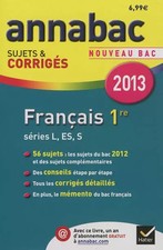 Annales Annabac 2013 Français