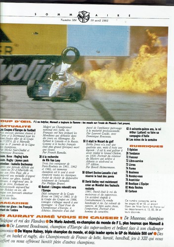 Equipe magazine 584 1993 - n°,
