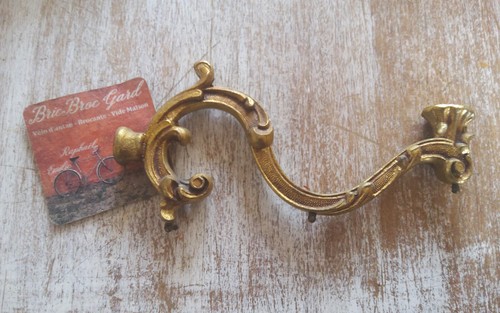 Antique lustre bronze bras - x1,