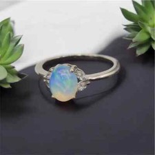 Opale Ethiopien Naturel Bague