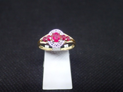 Bague jaune 750 ème de - jaune, 750/ème