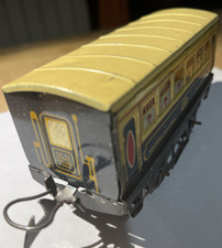 ancien wagon voyageur pullman hornby d'occasion complet à l'échelle 0 sans boite