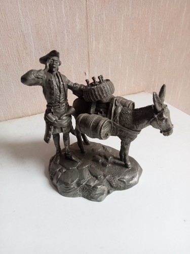 Sculpture etain massif - sculpture,
