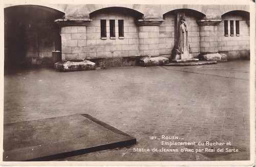 Rouen emplacement bucher - emplacement, du