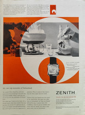 Zenith Publicité Montre