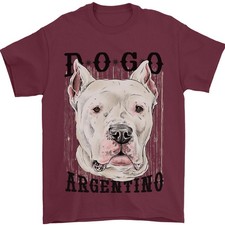Un T-Shirt Pour Homme Dogo Argentin 100% Coton
