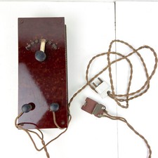 echelle O - Ancien Rheostat Alimentation en bakelite et ses cables