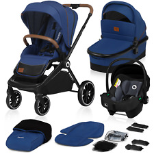 LIONELO® Poussette Combinée 3 en 1 Buggy + Baignoire Bébé + Nacelle Bébé