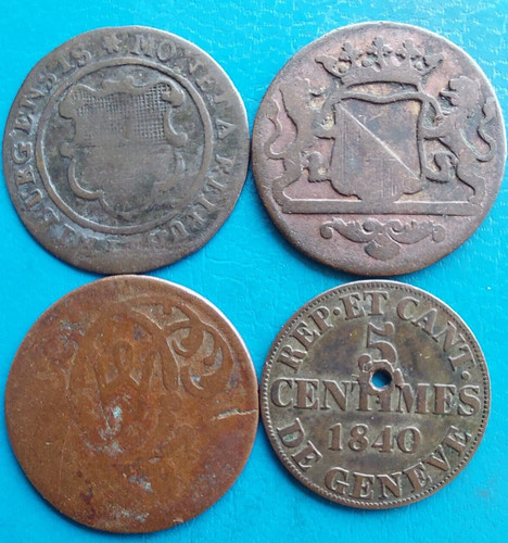Lot different world coins - 4,