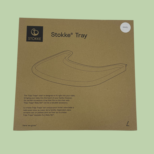 Stokke white tray for tripp - white,