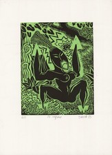 Hervé Di Rosa, Estampe, La Negresse