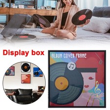 Cadre Vinyle Noir Plastique 12