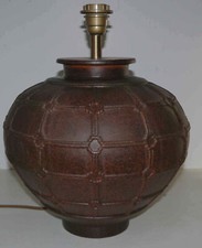 Pied de lampe en céramique ou grès – Années 60's / 70's