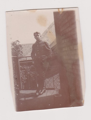 Photo sepia 1928 soldat