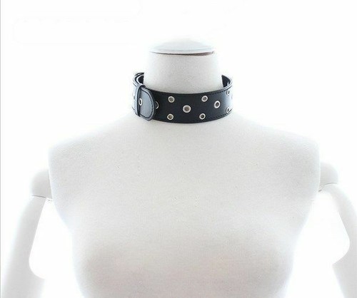 Collier soumise cuir - de, en