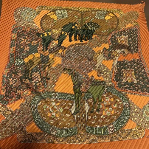 écharpe plissée hermès - Écharpe,