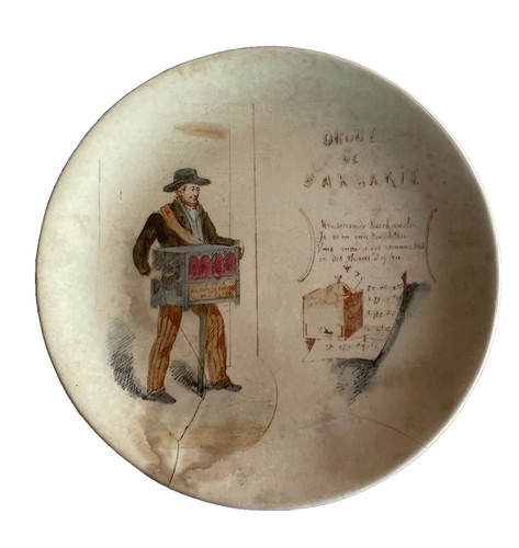 Ancienne assiette parlante - ancienne,