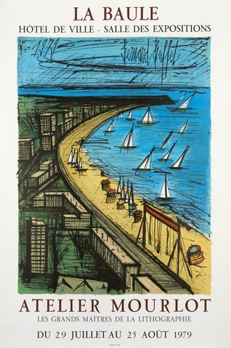 Bernard buffet affiche - bernard, ,