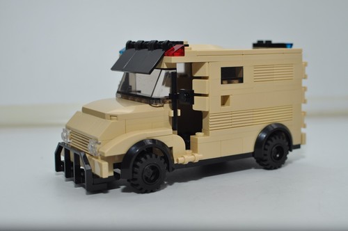 Swat truck police tan - police,