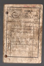 livret militaire classe 1880avec unecarte-photo (peut être du militaire   P41859