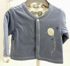 SERGENT MAJOR veste manche longue bleu motif lion et ballon bébé 3 mois