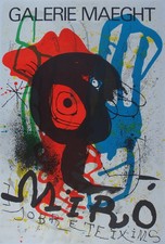 Joan MIRO : Sobreteixims - Lithographie originale signée