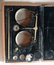 Ancienne balance de bijoutier dans son coffret bois | Etat correct