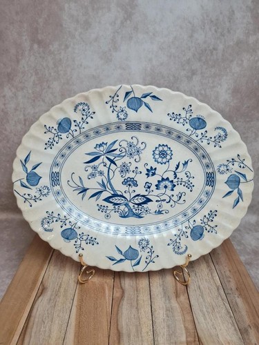 Plat ovale terre fer bleu - ovale,