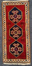 yastik Turkish Anatolian rug tapis turc anatolien carpet 103 x 47 cm